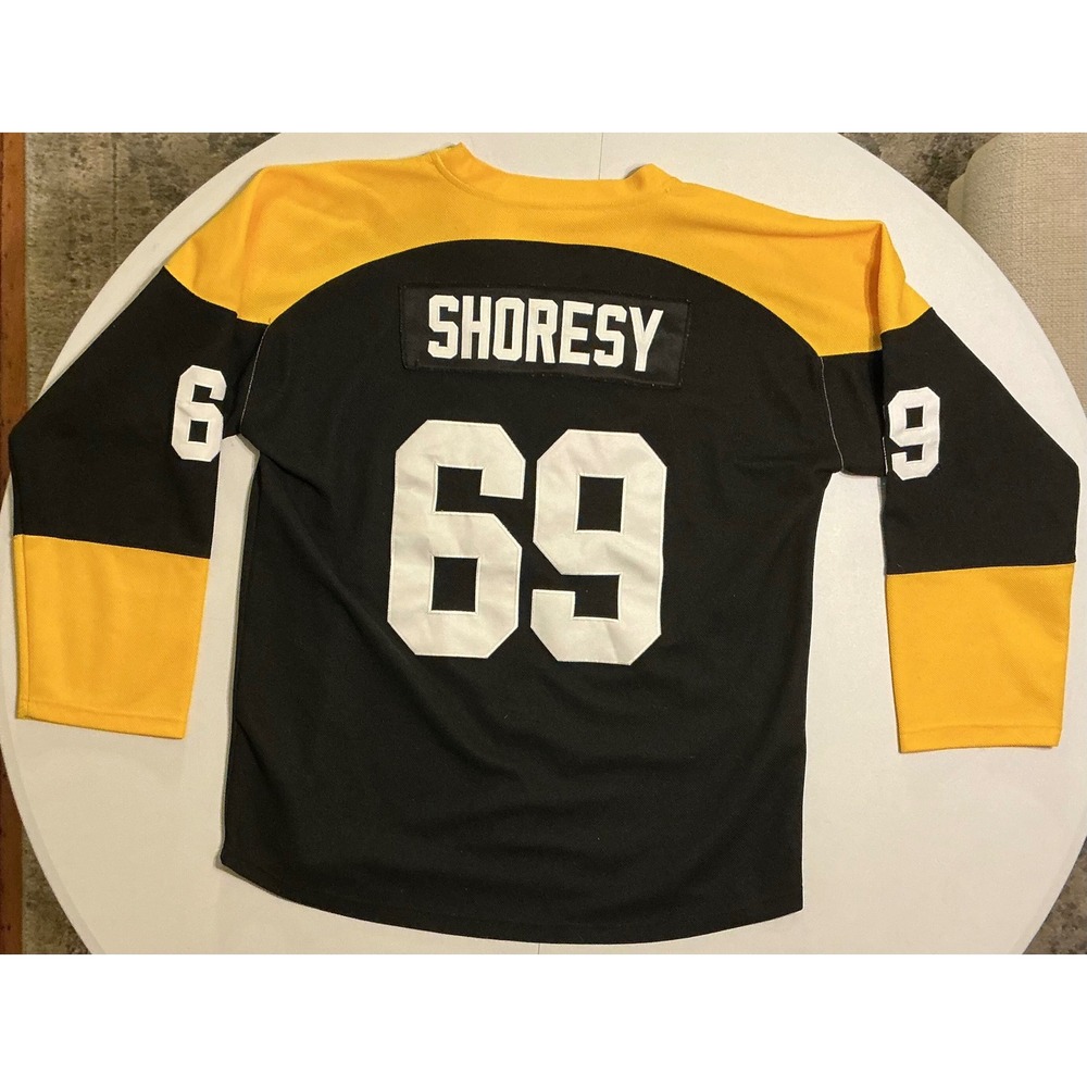Letterkenny Shamrocks Hockey Jersey 2XL Shoresy 69 Black Yellow TV Show Merch - Picture 2 of 5
